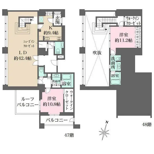 グランフロント大阪オーナーズタワー 間取図