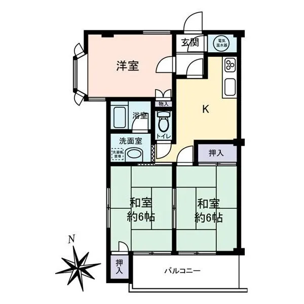 第１５小倉ハイコーポ 間取図