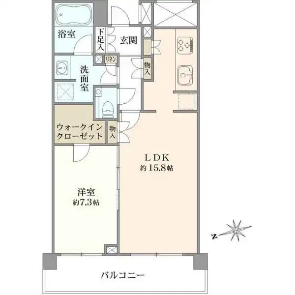 常盤松ハウス 間取図