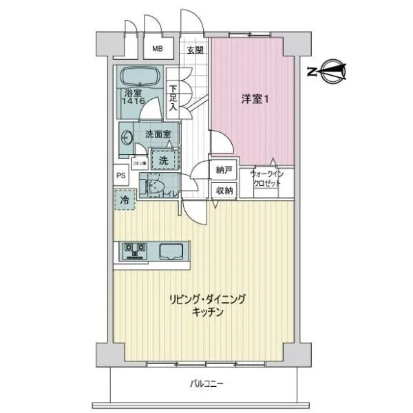 大森パークハイツ 間取図