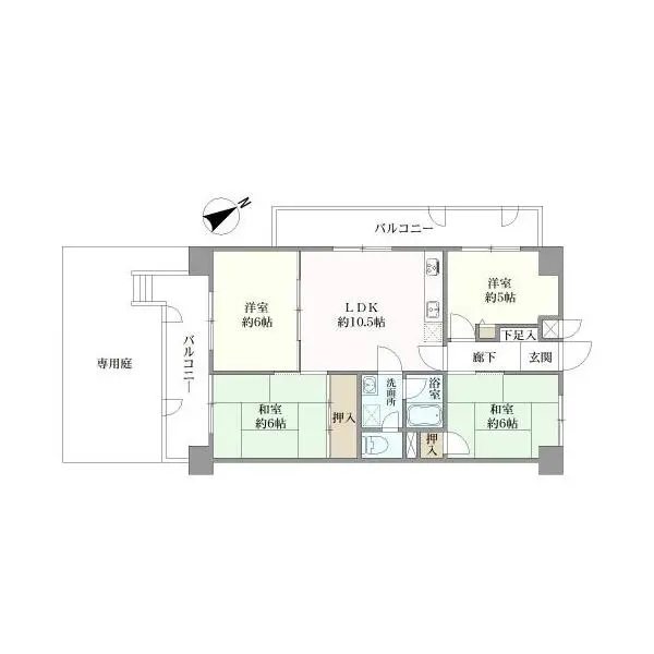 朝日プラザ梅田 間取図