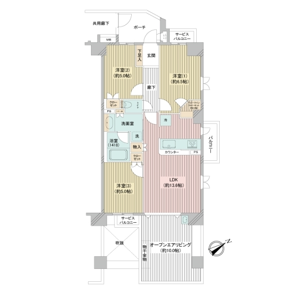 ルネサンス戸塚テラス 間取図