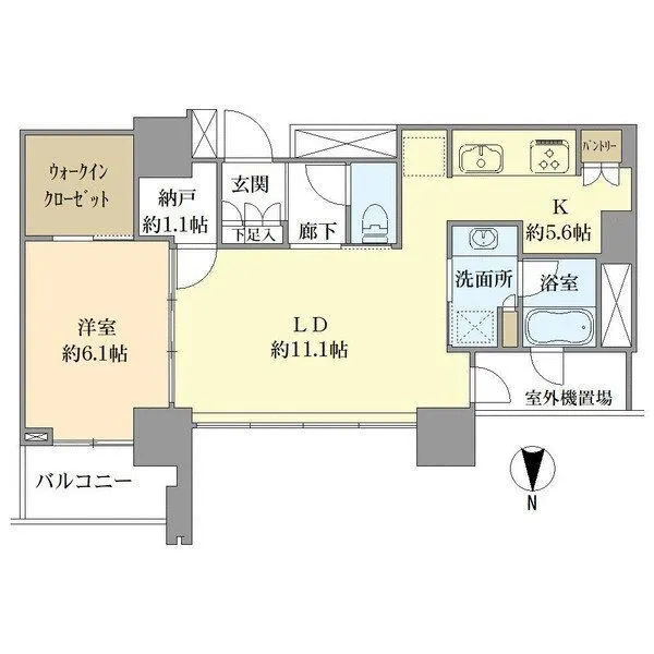 グランドミッドタワーズ大宮フォレストタワー 間取図(平面図)
