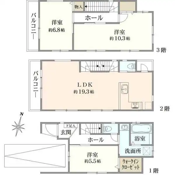さいたま市浦和区常盤６丁目 間取図
