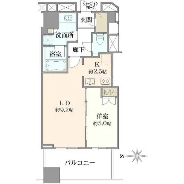 武蔵野タワーズスカイクロスタワー 間取図
