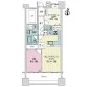 ライオンズステーションプラザ金町 間取図