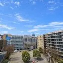 クレストフォルム新横浜 パークビューの開放感のある眺望