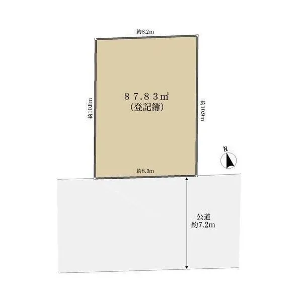 小金井市中町３丁目 区画図