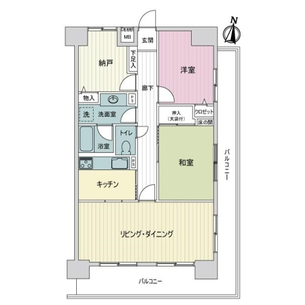 ライオンズマンション南千住 間取図