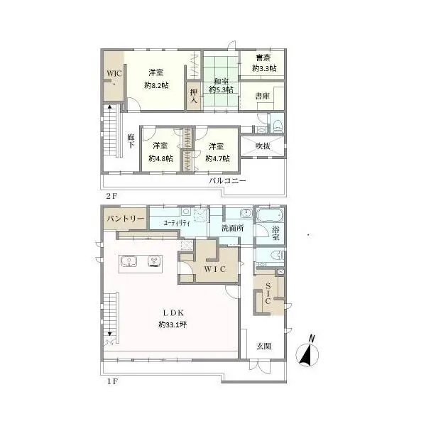 大津市石山寺３丁目 間取図