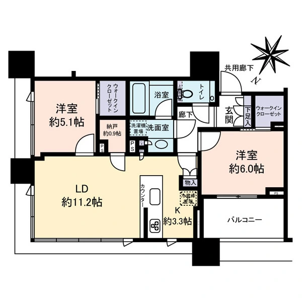 グランドミレーニア 間取図