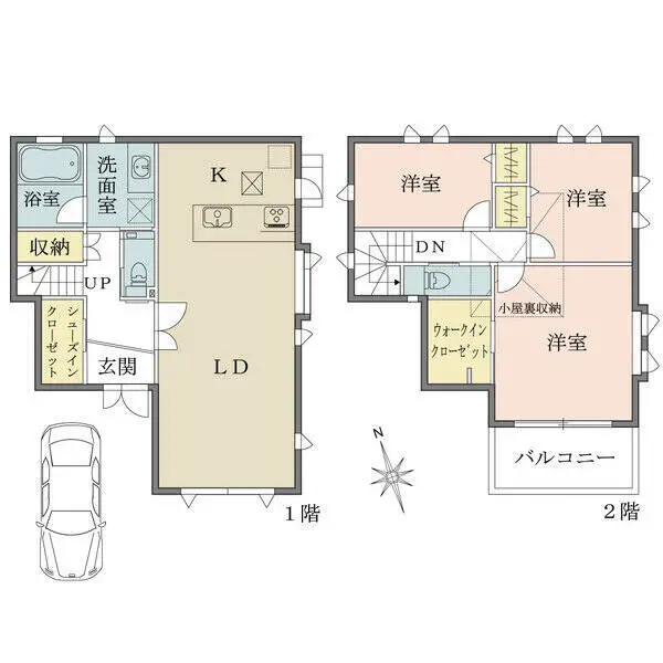 三鷹市井の頭４丁目 間取図