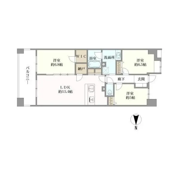 ライオンズステージ中野中央 間取図