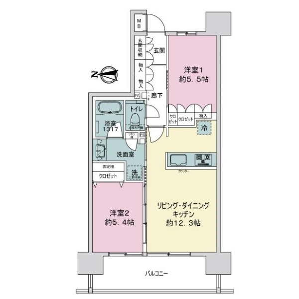 イニシア青砥 間取図