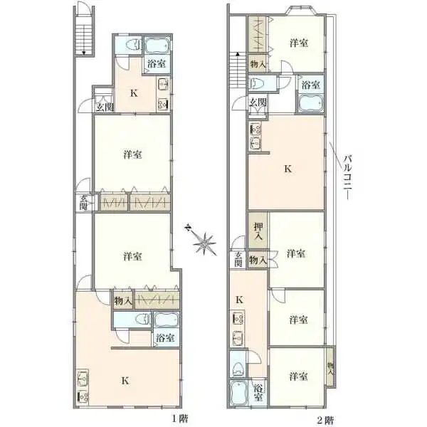 川口市坂下町４丁目　一棟アパート 間取図