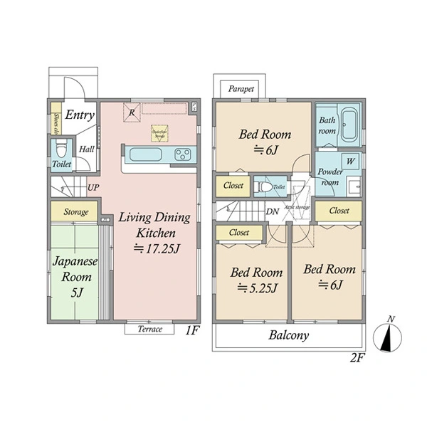 東村山市本町3丁目 間取図