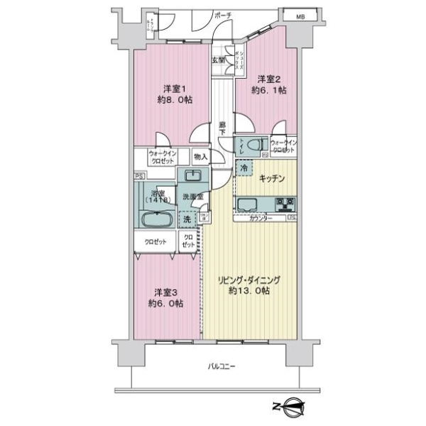 エールガーデン 間取図