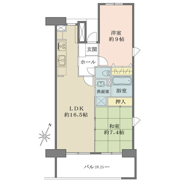 コンフォール石神井 間取図
