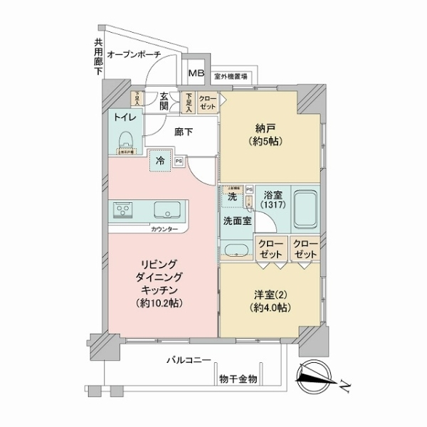 ベルジュール立川ステーションエリア 間取図