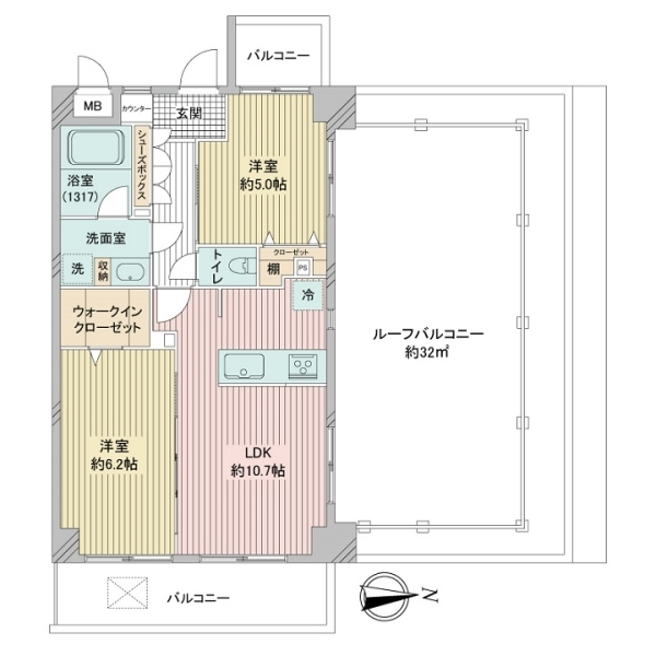ガーデンホーム西蒲田 間取図