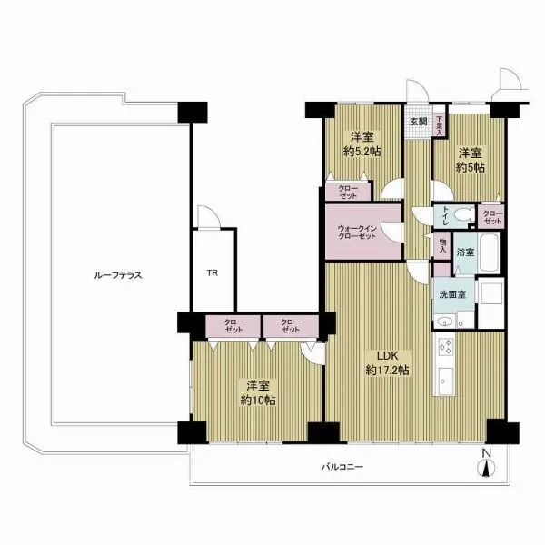 ジャルダン東淀川 間取図