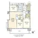 プラウドタワー東池袋 間取図