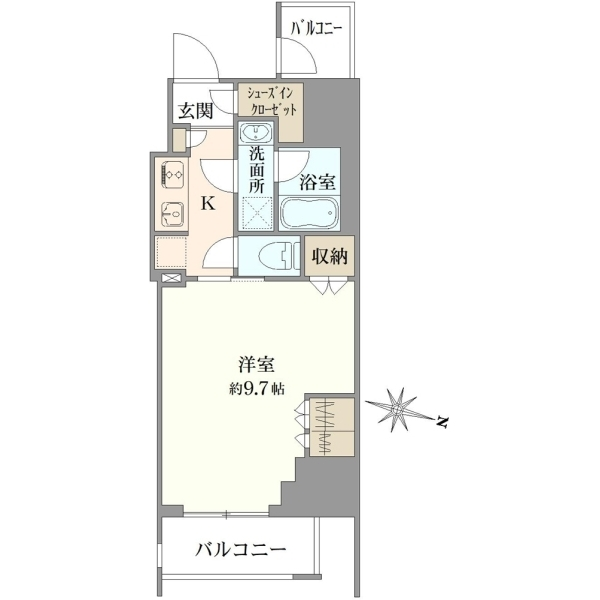 シティハウス東麻布 間取図