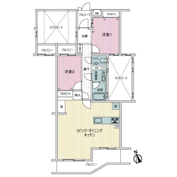 ロイヤルステージ東船橋イースト 間取図