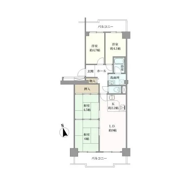 ユニライフ北大阪 間取図