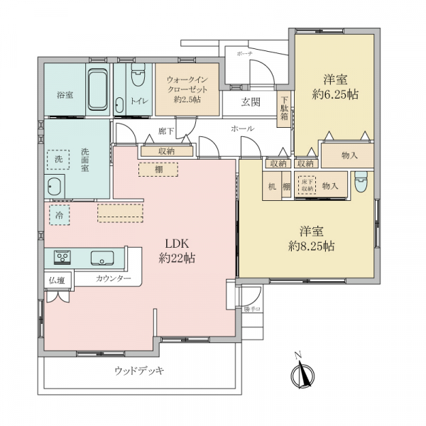 横浜市戸塚区小雀町 間取図