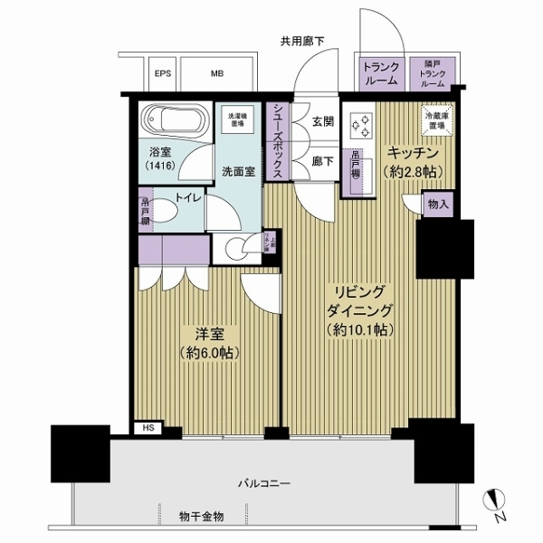 津田沼ザ・タワー 間取図