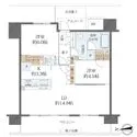 シエリア高槻大畑町 間取図