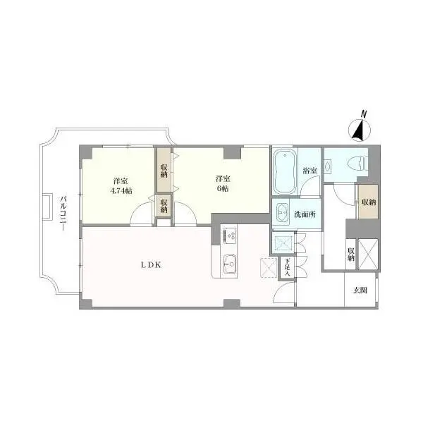 大森山王リハイム 間取図