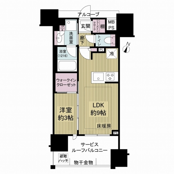 グローベル南千住駅前 間取図