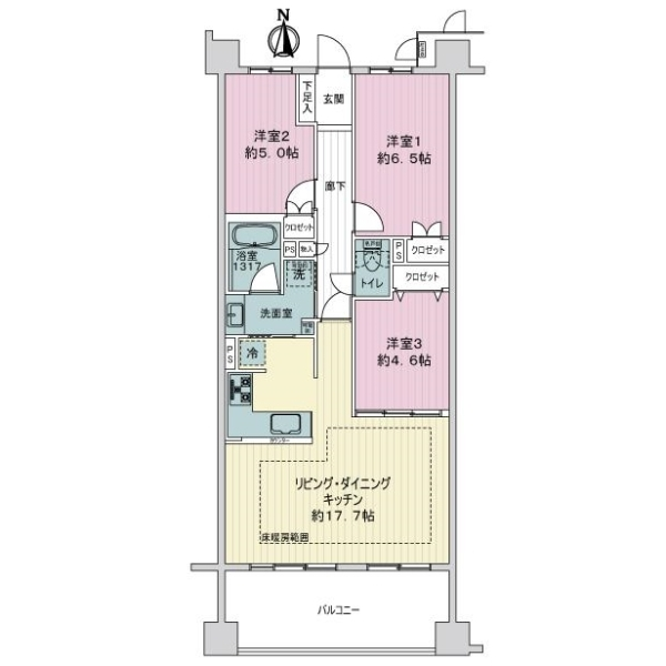 サーパスシティ西院日照町 間取図