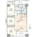 メゾンドール南船場 間取図