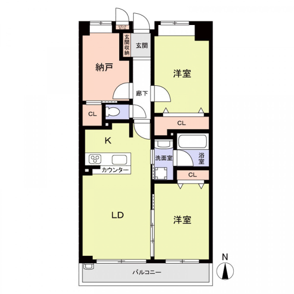 ルイシャトレ戸田公園プロッシモ 間取図