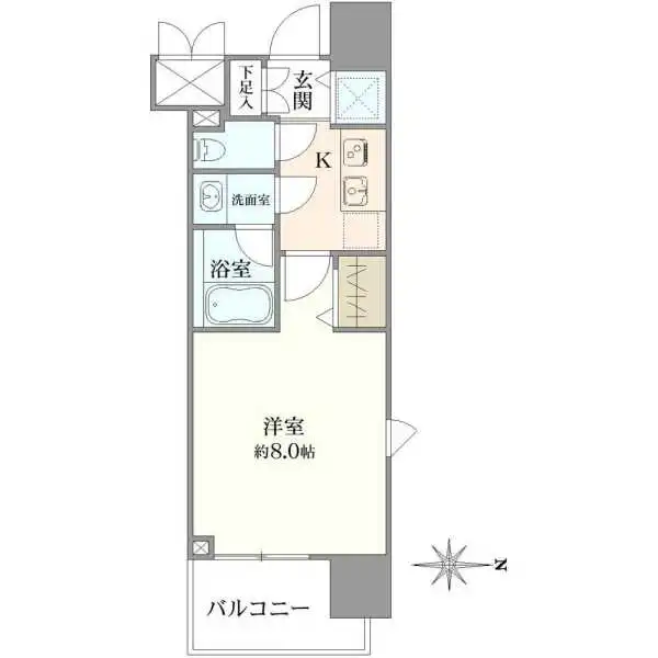 クレイシア・ヴァースクレイシア赤羽 間取図