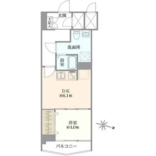 カーサ大岡山 間取図