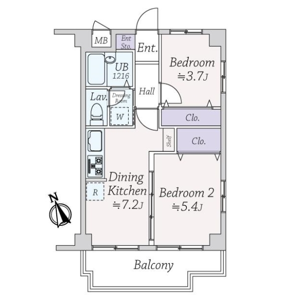 ライオンズマンション調布国領 間取図