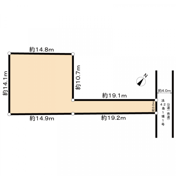 相模原市中央区田名 間取図