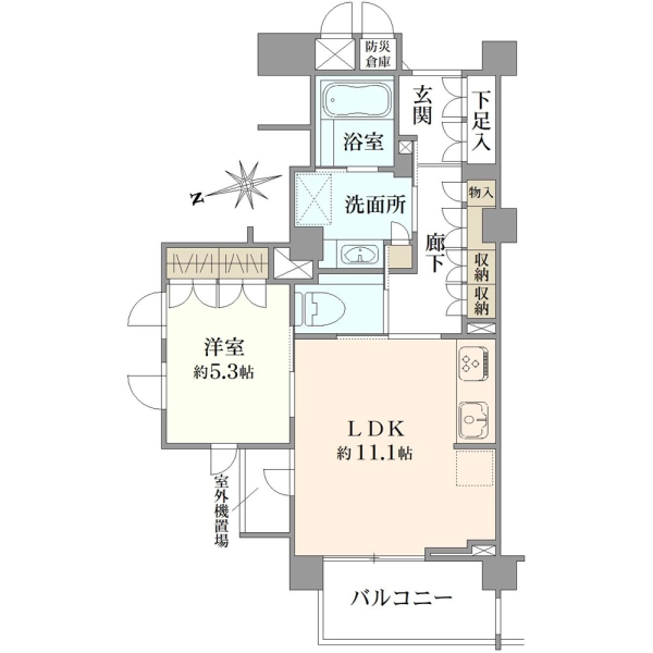 エクセレントマスターズ八王子中楽坊 間取図