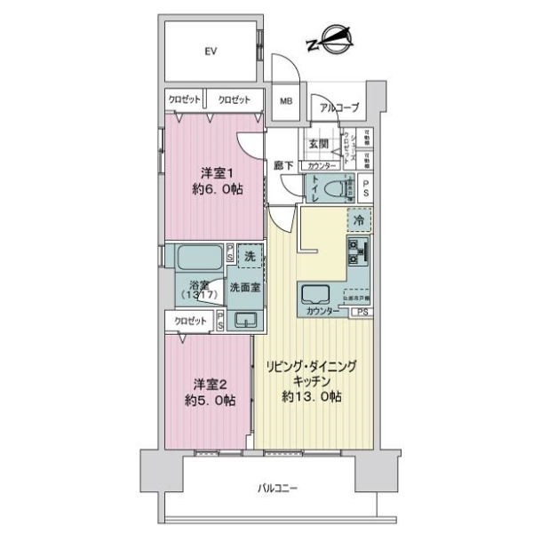 プレサンスロジェ上前津駅前２ 間取図