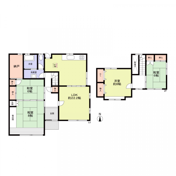 神戸市須磨区横尾３丁目 間取図