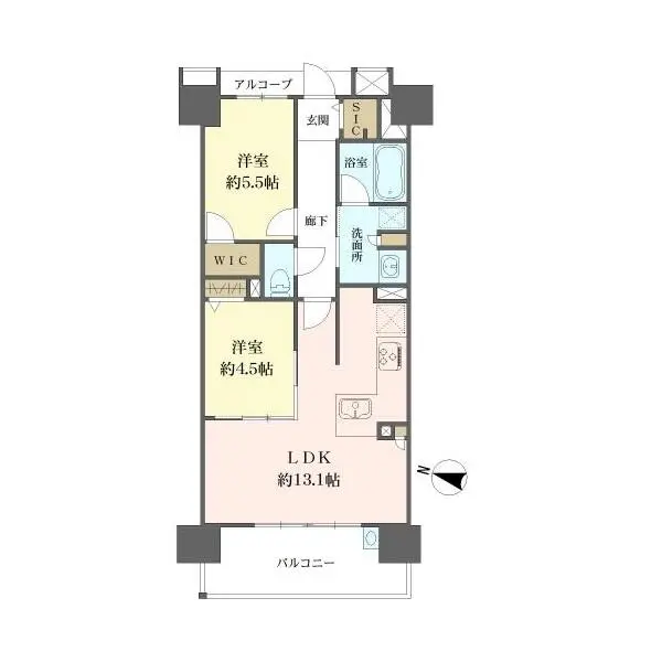 プレサンスロジェ名古屋駅ＳＯＵＴＨ 間取図