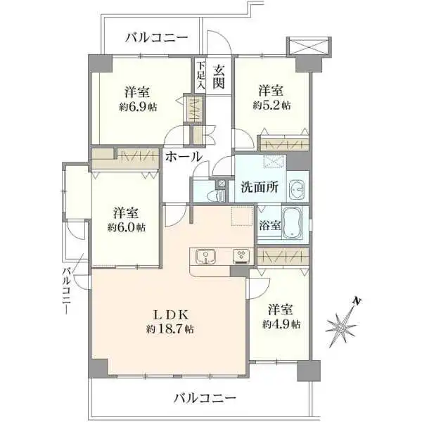 メイツ草加 間取図