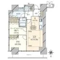 ローレルタワー堺筋本町 間取図