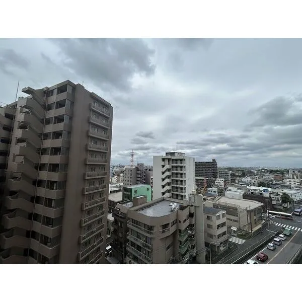 パークスカイタワー松戸 南西側バルコニーからの眺望