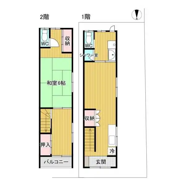 東大阪市岸田堂南町 間取図