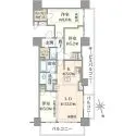 ブリリア聖蹟桜ヶ丘ブルーミングテラス 間取図